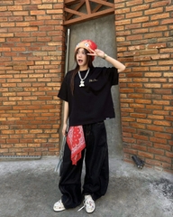 Áo thun boxy CLOUDZY form boxy local brand in chữ ký con dấu 100% cotton 250GSM dày dặn áo phông unisex nam nữ REST