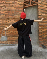 Áo thun boxy CLOUDZY form boxy local brand in chữ ký con dấu 100% cotton 250GSM dày dặn áo phông unisex nam nữ REST