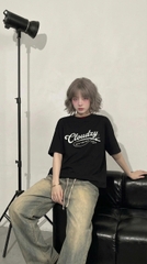 [NEW] Áo phông boxy CLOUDZY in chữ cotton 100% 250gsm áo thun local brand nam nữ unisex form rộng basic streetwear INTO