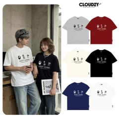 [NEW] Áo thun boxy CLOUDZY in Keep Going 100% cotton 250gsm dày dặn áo phông nam nữ unisex local brand streetwear KEEP
