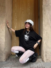 Áo thun tay lỡ boxy unisex form rộng local brand CLOUDZY in hình ngựa nhảy nghệ thuật graphic tee cotton hot trend CRY