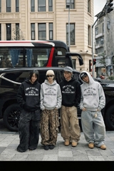 Áo nỉ hoodie có mũ form lửng tay bồng nam nữ chất liệu nỉ bông dày dặn ấm áp in chữ retro t86 MALIAN CLOUDZY localbrand