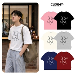 Áo thun boxy CLOUDZY form boxy unisex local brand in chữ AGE cao cấp 100% cotton 250GSM dày dặn áo phông nam nữ