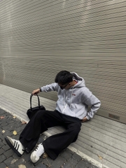 Áo hoodie zip boxy nam local brand Cloudzy hoodie nỉ bông nữ unisex form rộng basic mũ siêu to RETRO