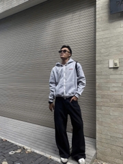 Áo hoodie zip boxy nam local brand Cloudzy hoodie nỉ bông nữ unisex form rộng basic mũ siêu to RETRO