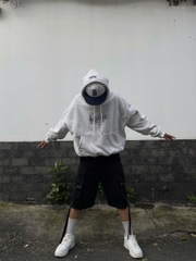 Áo khoác hoodie boxy nỉ nam local brand hoodie nữ unisex form rộng basic tay phồng CLOUDZY TRUST