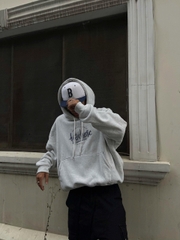Áo khoác hoodie boxy nỉ nam local brand hoodie nữ unisex form rộng basic tay phồng CLOUDZY TRUST