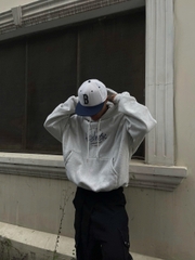 Áo khoác hoodie boxy nỉ nam local brand hoodie nữ unisex form rộng basic tay phồng CLOUDZY TRUST