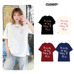 Áo thun local brand CLOUDZY Áo phông oversize form rộng Unisex 250gsm cotton 100% HOPE