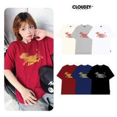 Áo phông local brand CLOUDZY áo thun in hình tay lỡ 250gsm nam nữ cotton 100% unisex DOGGO