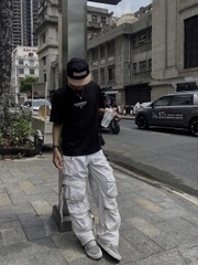 Áo thun nữ nam unisex tay lỡ phông local brand form rộng teen cổ tròn oversize CLOUDZY BE LOVED