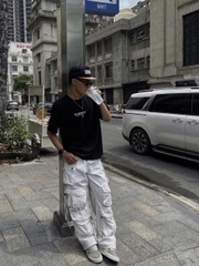 Áo thun nữ nam unisex tay lỡ phông local brand form rộng teen cổ tròn oversize CLOUDZY BE LOVED