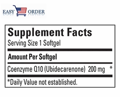 Hỗ trợ tim mạch Nature Made CoQ10 200 mg., 140 Viên