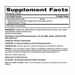 Trunature Ginkgo Biloba, 340 Viên nang mềm