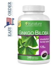 Trunature Ginkgo Biloba, 340 Viên nang mềm