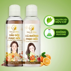 Combo Dầu gội và Xả dưỡng dược liệu phục hồi Khỏe Tự Nhiên 100ml