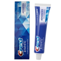 Kem Đánh Răng Crest 3DWhite Fluoride Anticavity Toothpaste 147g