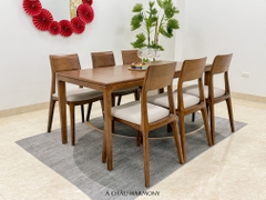 Set bàn ăn Stockholm 6 ghế