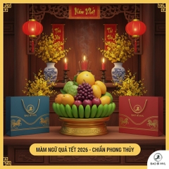 Cách Bày Mâm Ngũ Quả Tết 2026 Đẹp, Đúng Phong Thủy Năm Bính Ngọ