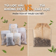 Cận cảnh túi lọc trà cao cấp HVL