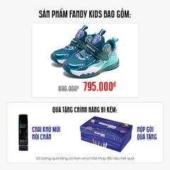 Giày bóng rổ trẻ em Fandy Kids Basketball Eva Air quai dán Ocean GS8065