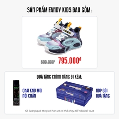 Giày bóng rổ trẻ em Fandy Kids Basketball Eva quai dán Ocean AS7992