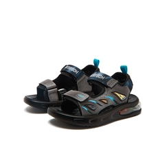 Giày sandal trẻ em Fandy Kids Air quai dán Xám