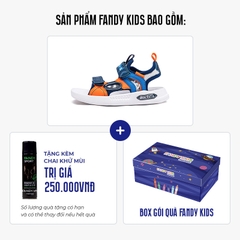 Giày sandal trẻ em Fandy Kids Eva quai dán Cam