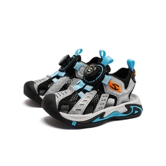 Giày Sandal trẻ em Fandy Kids Khóa vặn Eva Xám GU7876