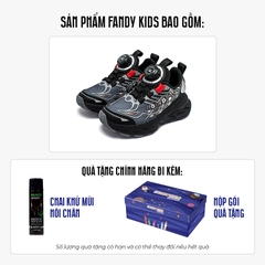 Giày thể thao chạy bộ trẻ em Fandy Kids Eva Đen AS8168