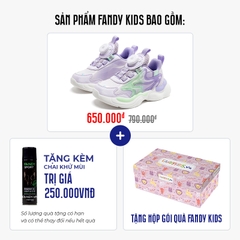 Giày thể thao trẻ em Fandy Kids Chunky Cloud Eva Tím F7991