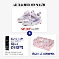 Giày thể thao trẻ em Fandy Kids Eva Tím Pastel GS8019G