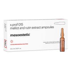 X.prof 015 Melilot & Rutin Extract: Giải Pháp Mesotherapy Tái Tạo Silhouette, Đặc Trị Da Sần Vỏ Cam và Giãn Mao Mạch