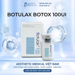 BOTULAX BOTOX 100UI / BOTOX TIÊM THON GỌN HÀM, THON GỌN CƠ BẮP, TIÊM XÓA NHĂN VÀ TIÊM TRỊ HÔI NÁCH