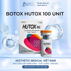 BOTOX HUTOX 100 UNIT / BOTOX TIÊM THON GỌN HÀM, TIÊM XÓA NHĂN VÀ TIÊM TRỊ HÔI NÁCH