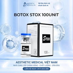 BOTOX STOX 100UNIT / TIÊM THON GỌN HÀM, XÓA NẾP NHĂN, THON GỌN BẮP TAY, BẮP CHÂN VÀ NGĂN TUYẾN MỒ HÔI