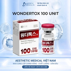 WONDERTOX 100 UNIT / BOTOX TIÊM XÓA NHĂN, TIÊM THON GỌN HÀM, TIÊM GIẢM MỠ BẮP CHÂN, BẮP TAY VÀ TIÊM TRỊ HÔI NÁCH