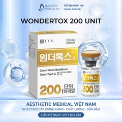 WONDERTOX 200 UNIT / BOTOX TIÊM XÓA NHĂN, TIÊM THON GỌN HÀM, TIÊM GIẢM MỠ BẮP CHÂN, BẮP TAY VÀ TIÊM TRỊ HÔI NÁCH
