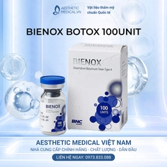 BIENOX BOTOX 100UNIT / BOTOX TIÊM THON GỌN MẶT, TIÊM XÓA NHĂN VÀ TIÊM TRỊ HÔI NÁCH
