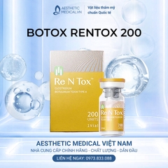 RENTOX 200 / BOTOX TIÊM THON GỌN CƠ, XÓA NẾP NHĂN, ĐIỀU TRỊ TĂNG TIẾT MỒ HÔI