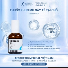 LIDOCAIN 10% / THUỐC PHUN MÙ GÂY TÊ TẠI CHỖ 