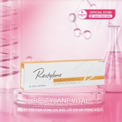 RESTYLANE VITAL / FILLER TRẺ HOÁ VÙNG DA MẶT, CỔ TAY VÀ VÙNG NGỰC 
