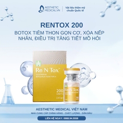 RENTOX 200 / BOTOX TIÊM THON GỌN CƠ, XÓA NẾP NHĂN, ĐIỀU TRỊ TĂNG TIẾT MỒ HÔI