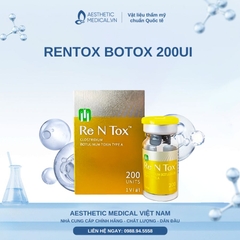 RENTOX BOTOX 200UI / BOTOX TIÊM THON GỌN HÀM, THON GỌN CƠ BẮP, XÓA NHĂN VÀ TIÊM TRỊ HÔI NÁCH