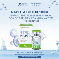 NABOTA BOTOX 100UI / BOTOX TIÊM THON GỌN HÀM, THON GỌN CƠ BẮP, TIÊM XÓA NHĂN VÀ TIÊM TRỊ HÔI NÁCH