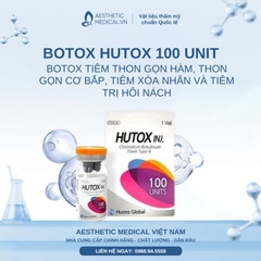 BOTOX HUTOX 100 UNIT / BOTOX TIÊM THON GỌN HÀM, TIÊM XÓA NHĂN VÀ TIÊM TRỊ HÔI NÁCH