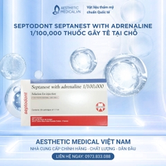 SEPTODONT SEPTANEST WITH ADRENALINE 1/100,000 SOLUTION FOR INJECTION / THUỐC GÂY TÊ TẠI CHỖ