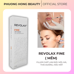 REVOLAX FINE LIDOCAINE: Filler HA Mềm Mại Xóa Nếp Nhăn Nông – Bí Quyết Cho Vùng Mắt, Trán và Cổ Mịn Màng