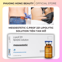 C.prof 221 Lipolytic Solution: Giải Pháp Meso Đánh Tan Mỡ Cục Bộ, Xóa Tan Da Sần Vỏ Cam