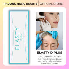 ELASTY D PLUS / CHẤT LÀM ĐẦY CÁC NẾP NHĂN VỪA ĐẾN SÂU QUANH MẮT, TRÊN TRÁN, GIỮA HAI CHÂN MÀY, GÒ MÁ